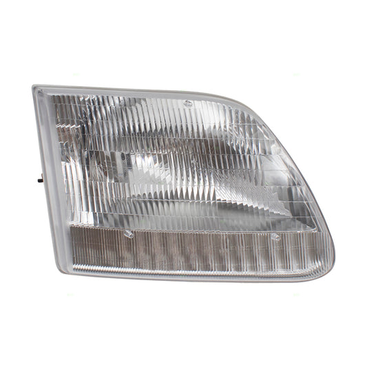 CAPA Headlight for 1997-2002 Expedition XL/XLT/Lariat w/o STX 1997-2003 F-150 1997-1999 F-250 2004-2004 F-150 Heritage 3L3Z13008CA Right