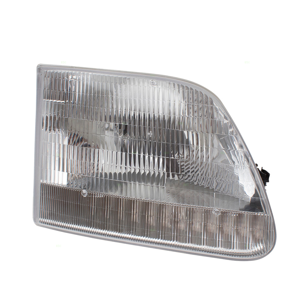 CAPA Headlight for 1997-2002 Expedition XL/XLT/Lariat w/o STX 1997-2003 F-150 1997-1999 F-250 2004-2004 F-150 Heritage 3L3Z13008CA Right