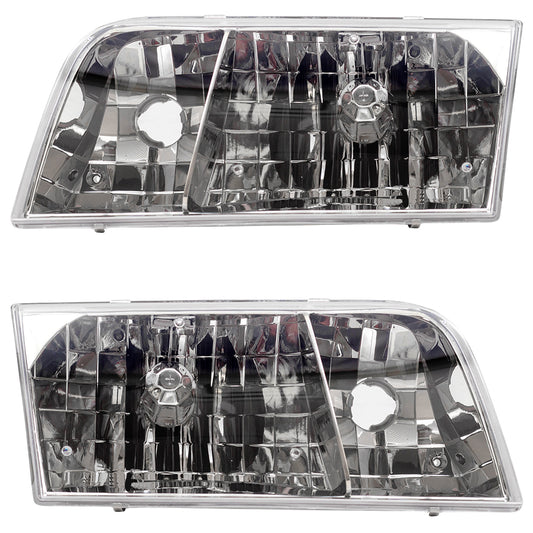 Headlight for 1998-2011 Crown Victoria 4W7Z13008A Set