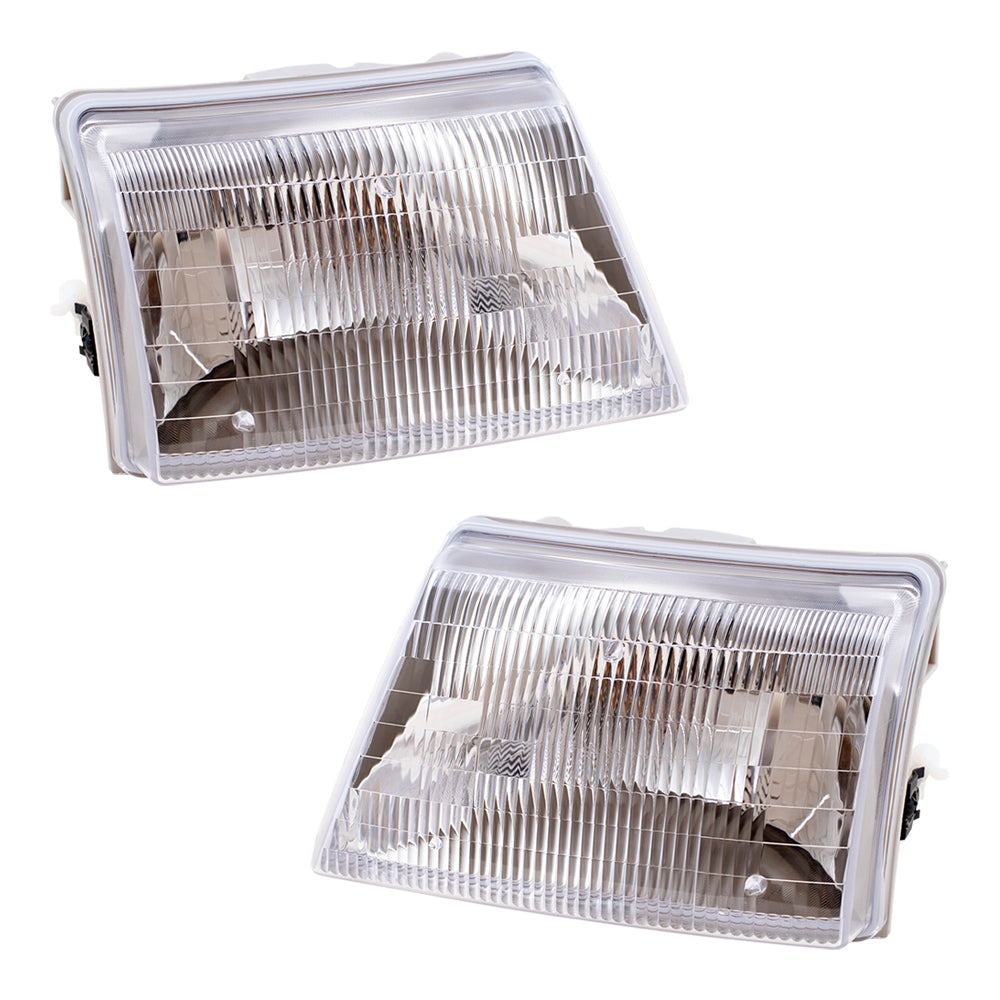 Headlight for 1998-2000 Ranger F87Z13008FB Set