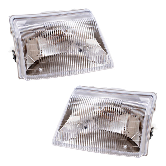 Headlight for 1998-2000 Ranger F87Z13008FB Set