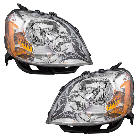 Headlight for 2005-2007 Five Hundred 6G1Z13008B Set
