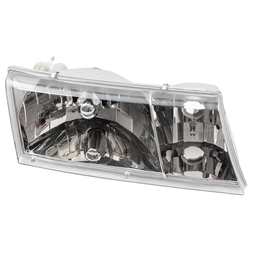 Brock Replacement Passengers Headlight Headlamp Compatible with 1998-2002 Grand Marquis YW3Z 13008 BB
