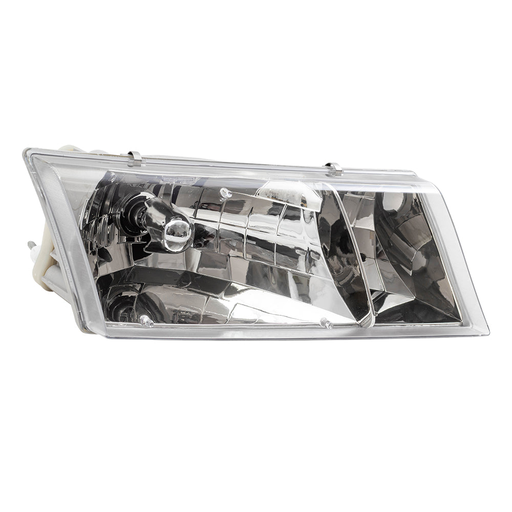 Brock Replacement Passengers Headlight Headlamp Compatible with 1998-2002 Grand Marquis YW3Z 13008 BB