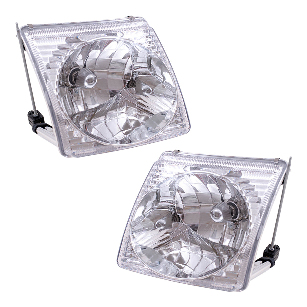 Headlight for 2001-2005 Explorer Sport Trac 1L5Z13008BA Set