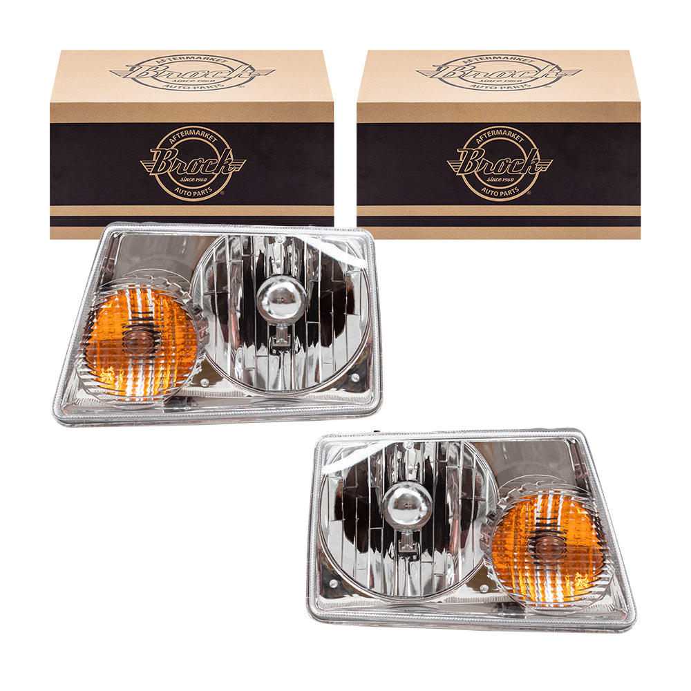 Headlight for 2001-2011 Ranger 6L5Z13008BA Set