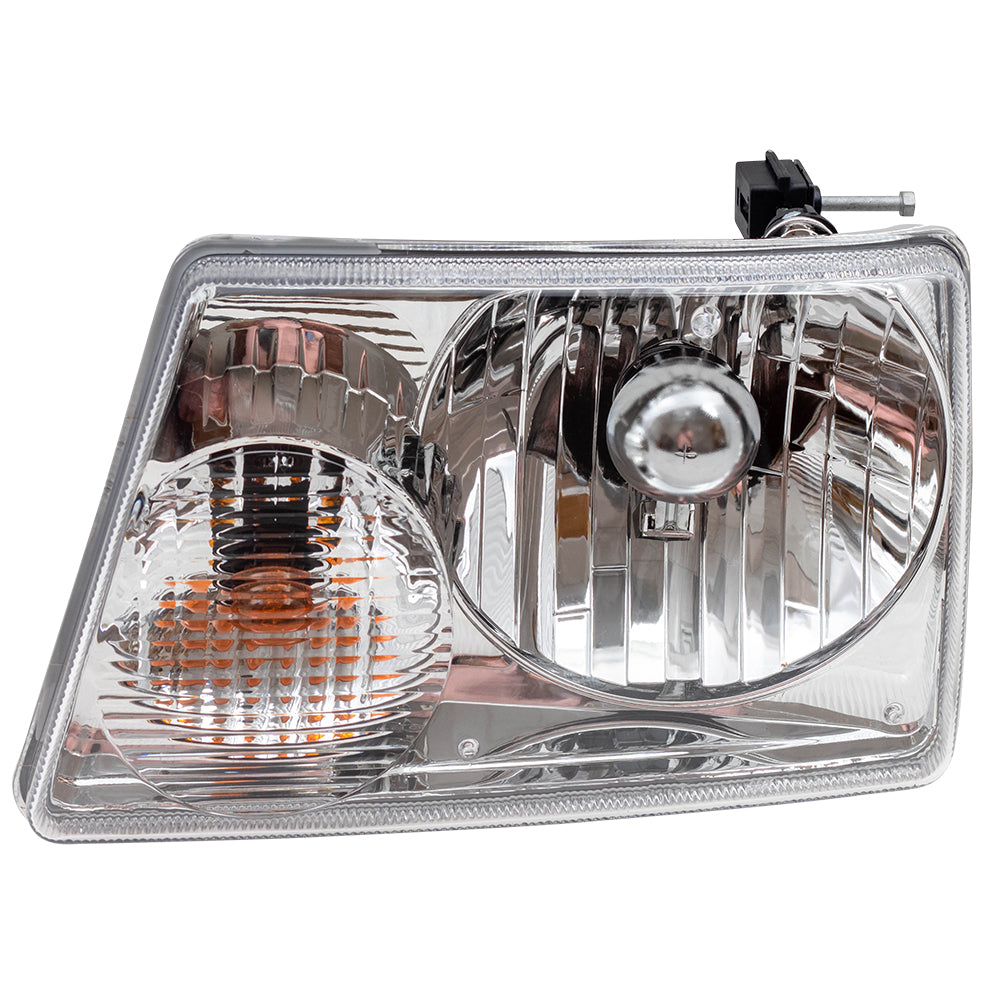 Brock Replacement Drivers Halogen Headlight Headlamp Compatible with 2001-2011 Ranger Pickup Truck 6L5Z13008BA