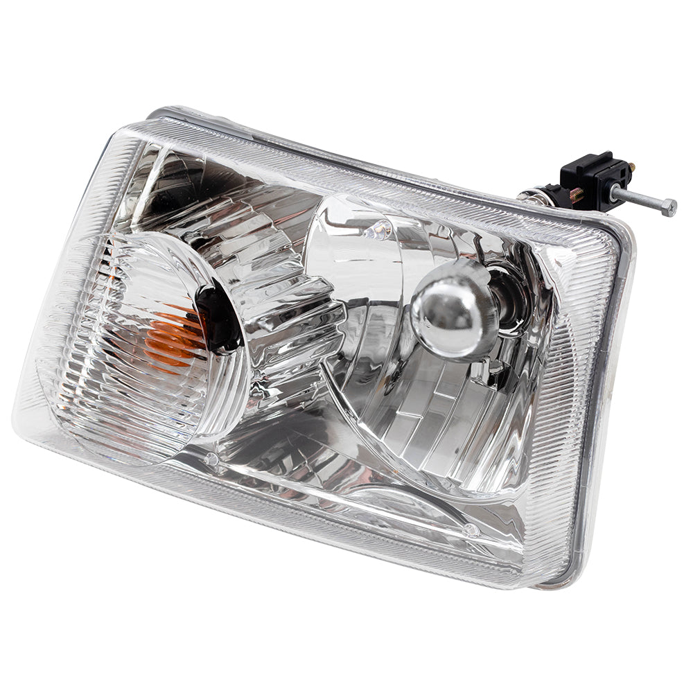 Brock Replacement Drivers Halogen Headlight Headlamp Compatible with 2001-2011 Ranger Pickup Truck 6L5Z13008BA