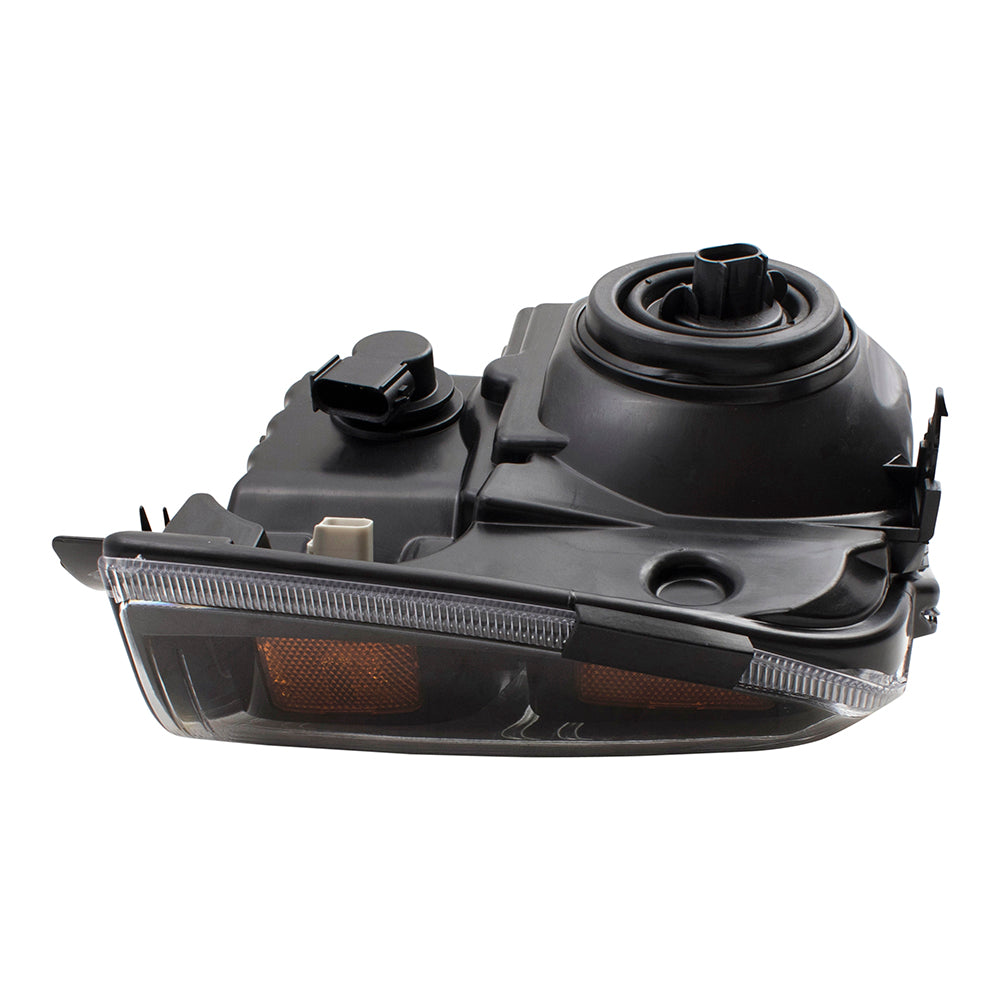 Brock Replacement BROCK Passengers Halogen Headlight w/ Black Bezel Compatible with 05-07 Super Duty Pickup Truck Replaces 6C3Z13008CB FO2503224