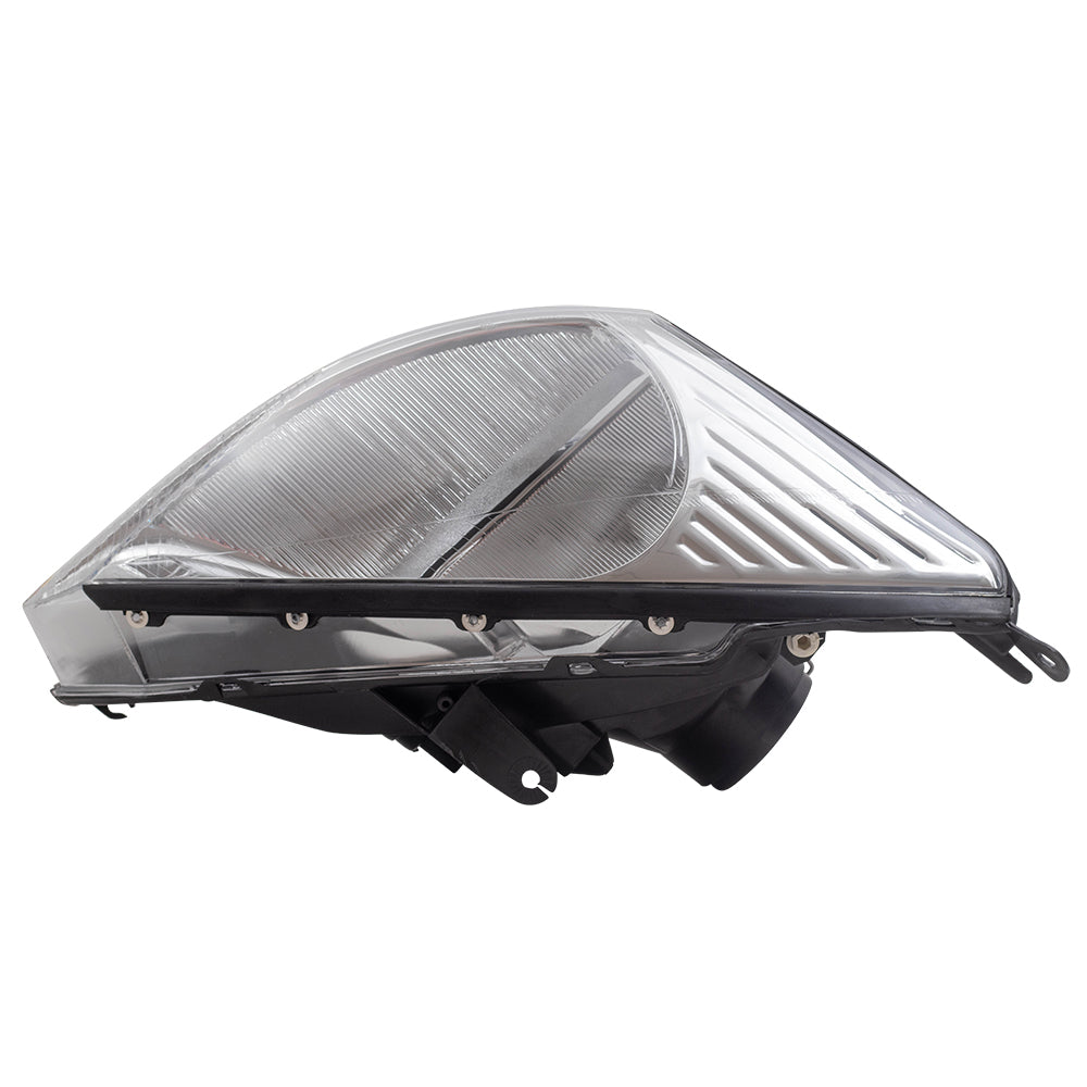 Headlight for 2000-2004 Focus w/ Chrome Bezel 3S4Z13008CD Set