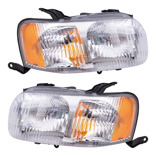 Headlight for 2001-2004 Escape 4L8Z13008AB Set