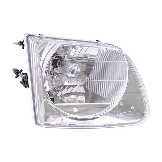 Brock Replacement Passengers Headlight Headlamp Compatible with 2001-2003 F150 Lightning Pickup 04 Heritage 3L3Z13008EA
