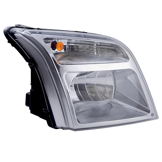 Brock Aftermarket Replacement Passenger Right Halogen Combination Headlight Assembly CAPA Certified