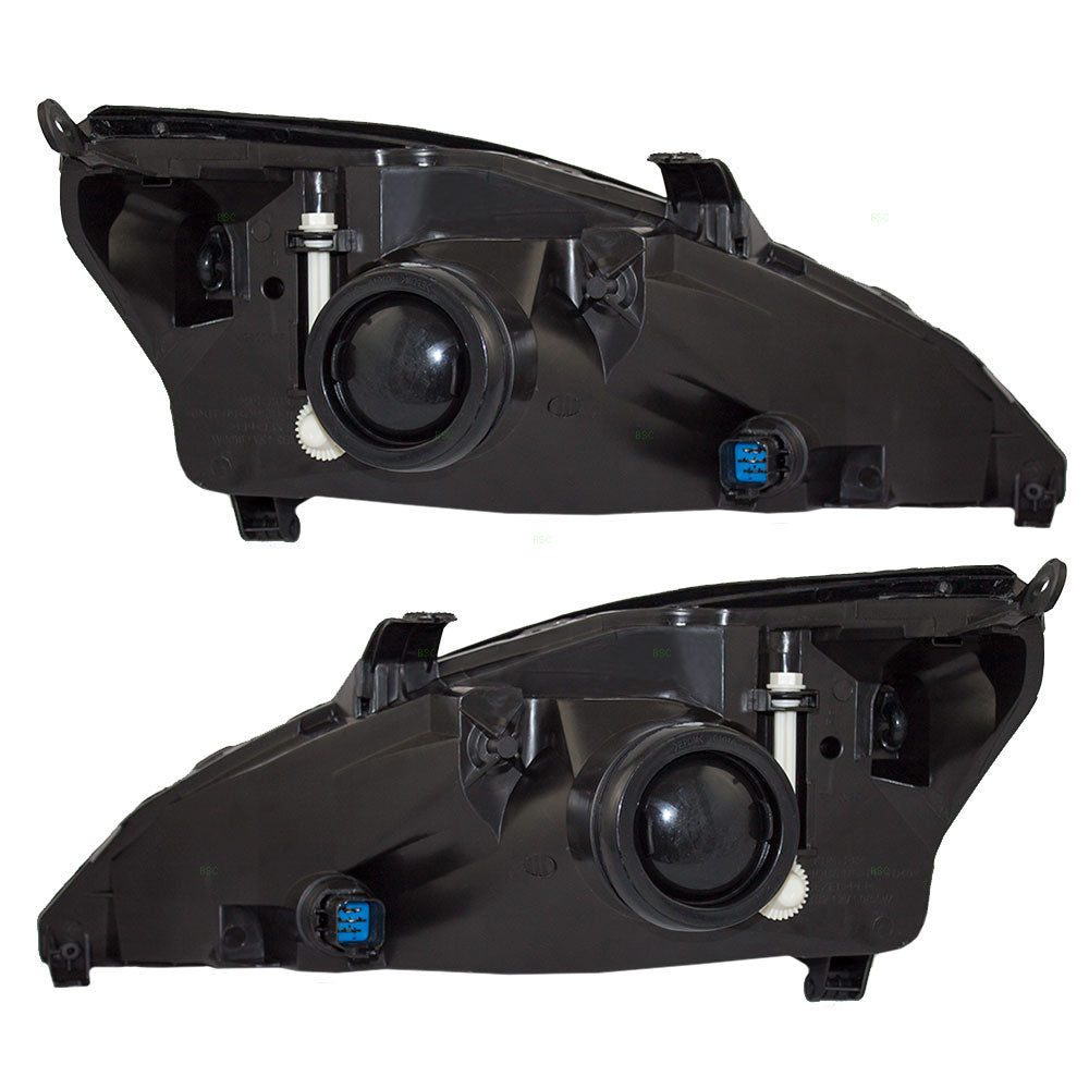 Headlight for 2000-2004 Focus Exc SVT w/ Gray Bezel 3S4Z13008AD Set