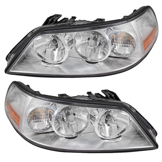 Headlight for 2003-2004 Town Car 4W1Z13008AB Set