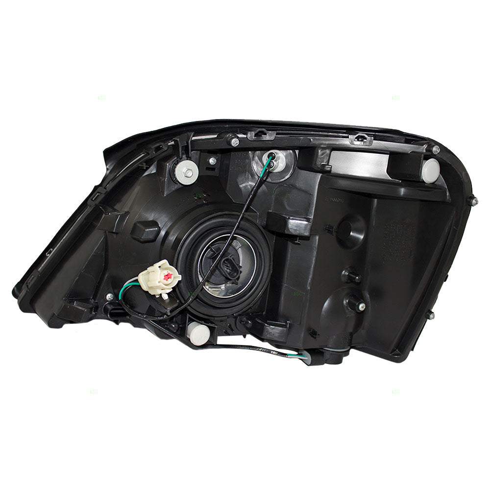 Brock Replacement Passengers Halogen Headlight Combination Headlamp Compatible with 2004-2007 Freestar Monterey Van 7F2Z13008A