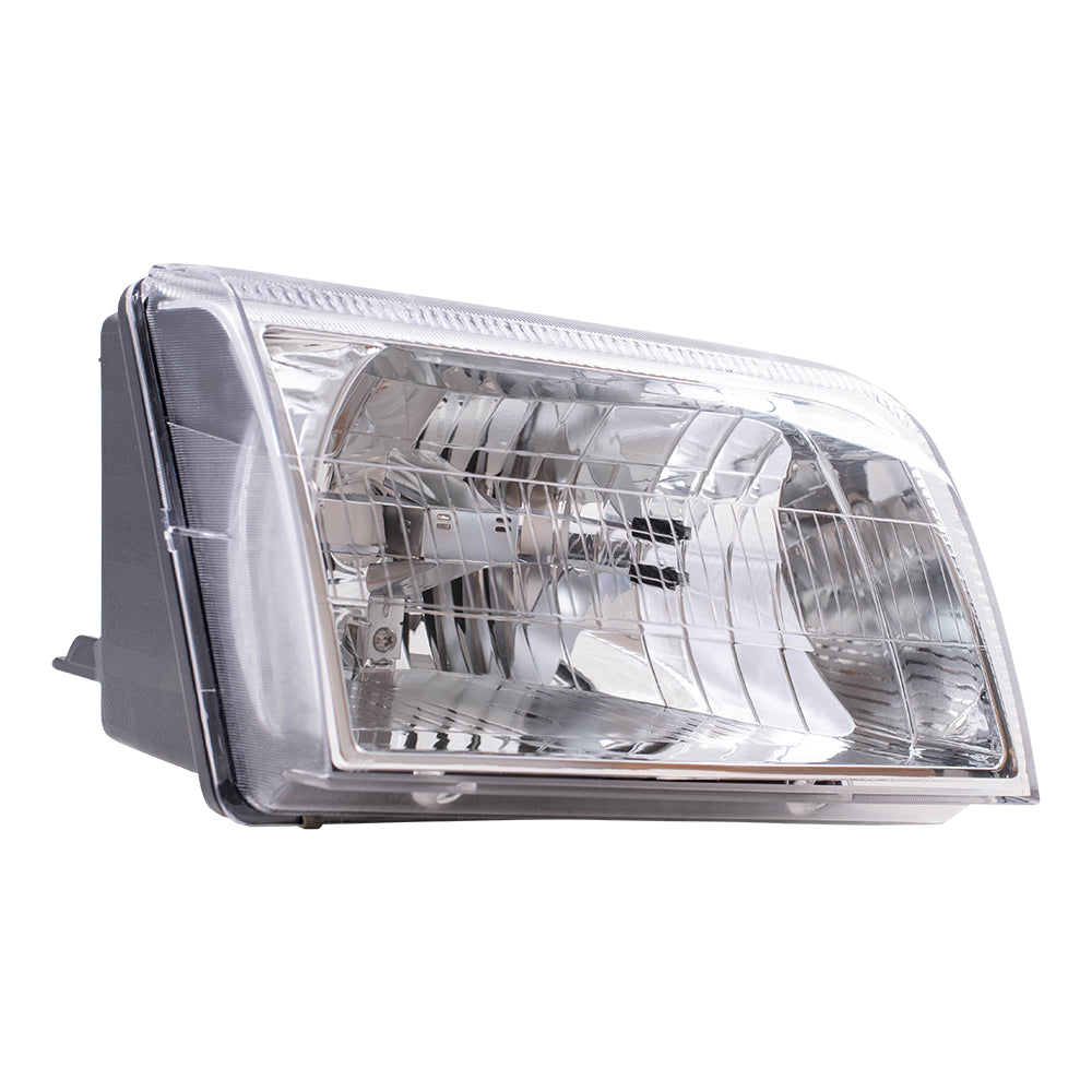 Brock Replacement Passengers Headlight Headlamp Compatible with 2006-2011 Grand Marquis 6W3Z 13008 AC