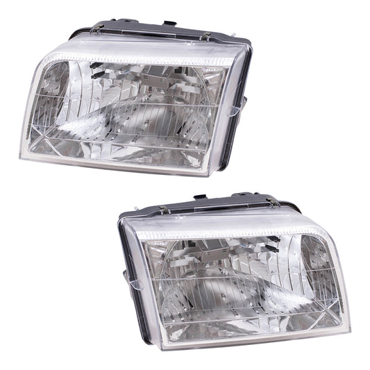 Headlight for 2006-2011 Grand Marquis 6W3Z13008BA Set