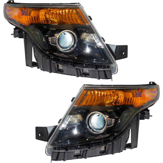 Headlight for 2013-2015 Explorer Sport DB5Z13008H Set