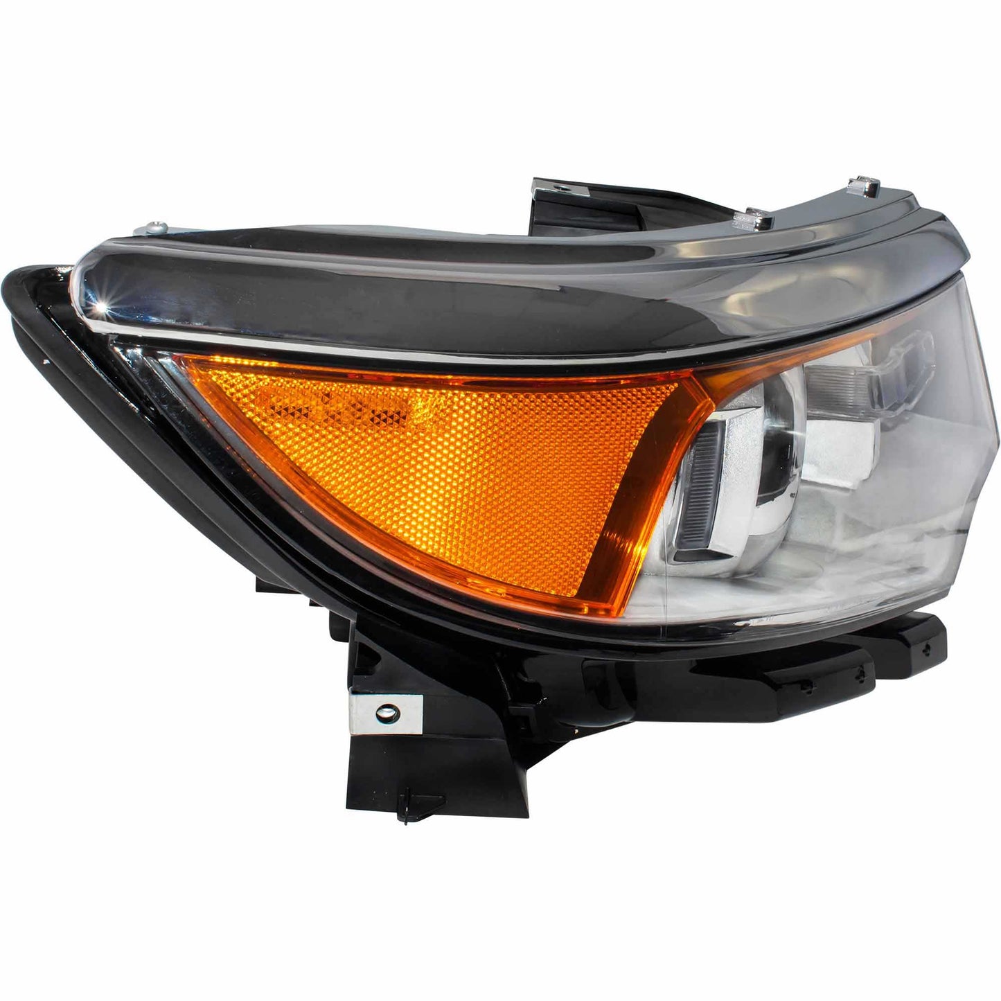 Headlight for 2011-2014 Edge SE/Limited/SEL w/ Chrome Bezel BT4Z13008B Set