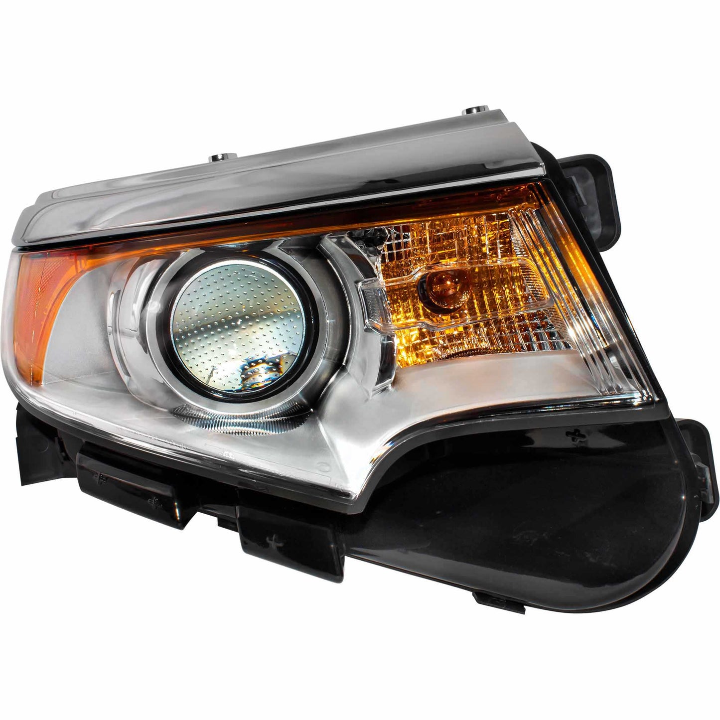 Headlight for 2011-2014 Edge SE/Limited/SEL w/ Chrome Bezel BT4Z13008A Right