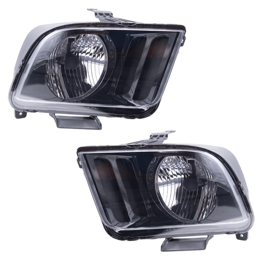 Headlight for 2005-2006 Mustang 4R3Z13008AB Set