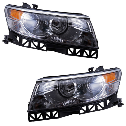 Headlight for 2006-2006 Zephyr 2007-2009 MKZ 6H6Z13008DC Set