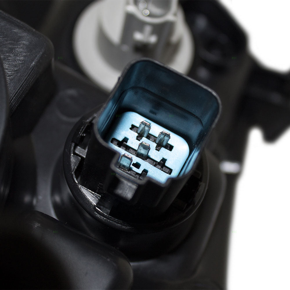 Brock Aftermarket Replacement Driver Left Halogen Combination Headlight Assembly Compatible With 2006-2009 Ford Fusion