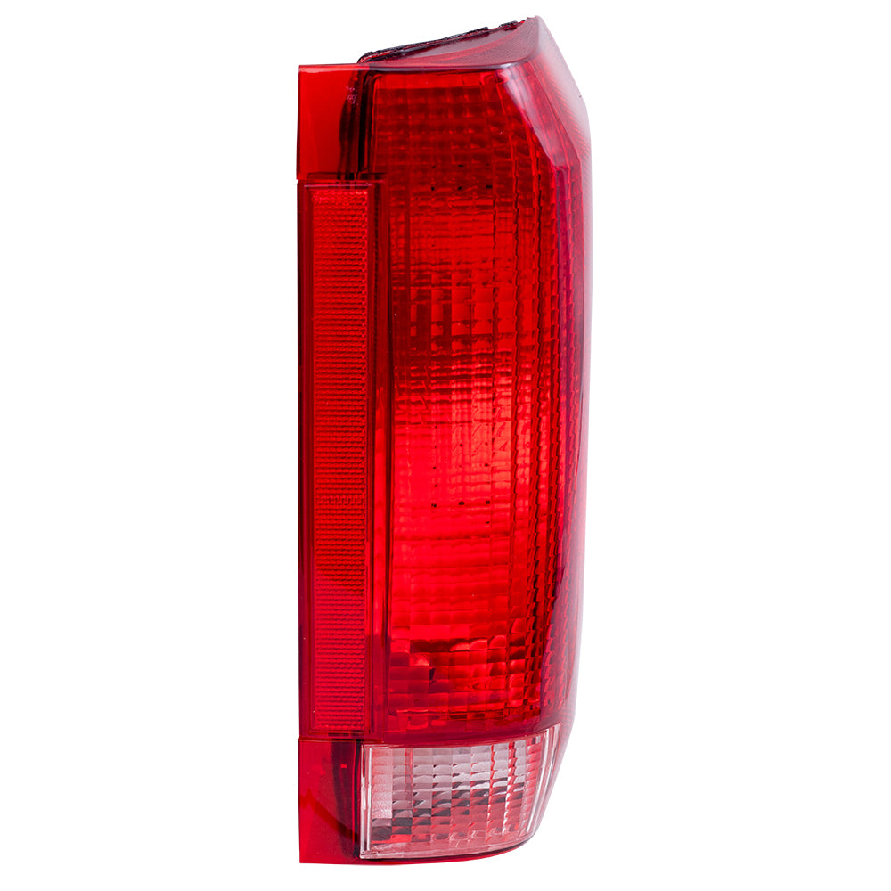 Brock Aftermarket Replacement Driver Left Passenger Right Tail Light Unit Set Compatible With 1990-1996 Ford F-150 Styleside Built From 10/1989