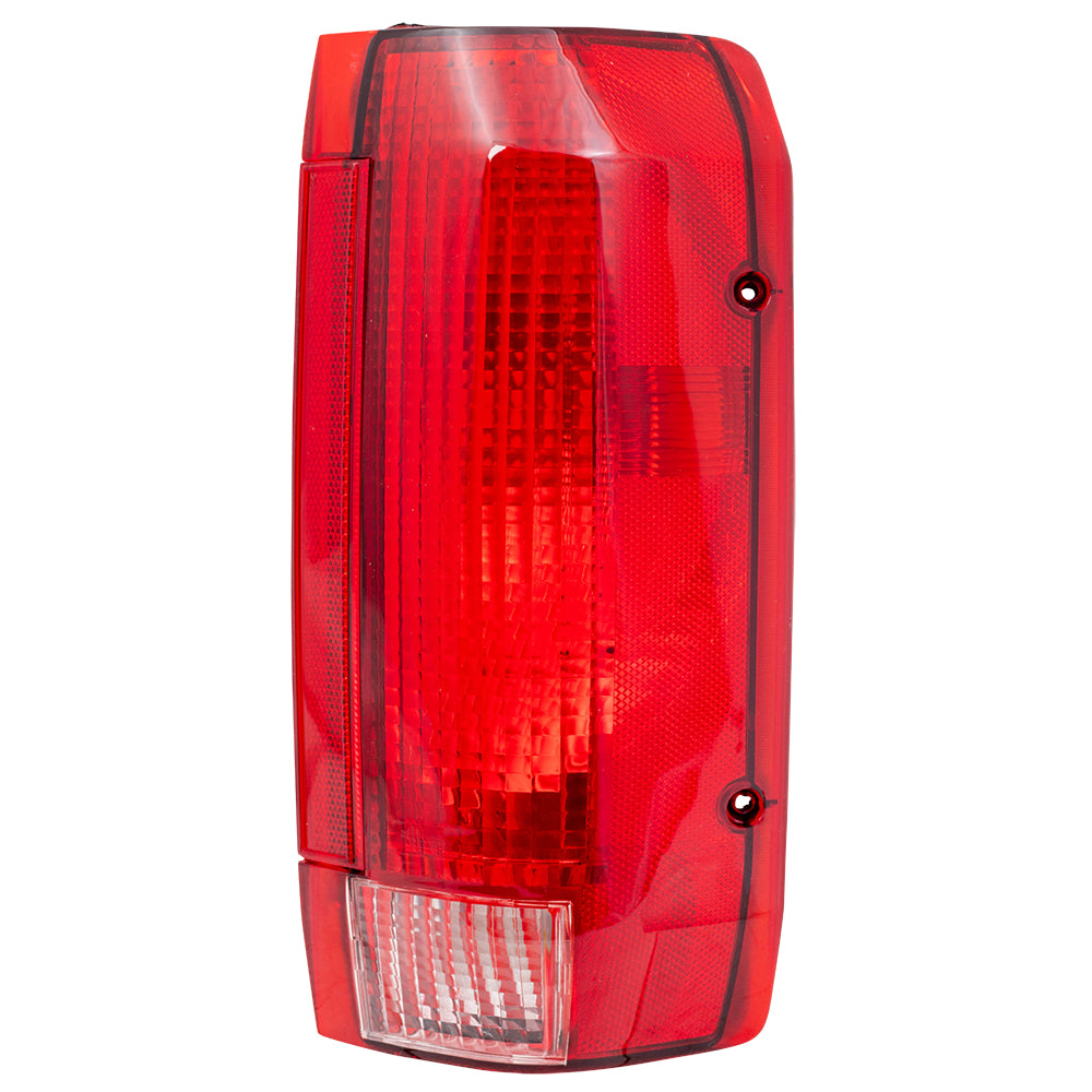 Brock Aftermarket Replacement Driver Left Passenger Right Tail Light Unit Set Compatible With 1990-1996 Ford F-150 Styleside Built From 10/1989