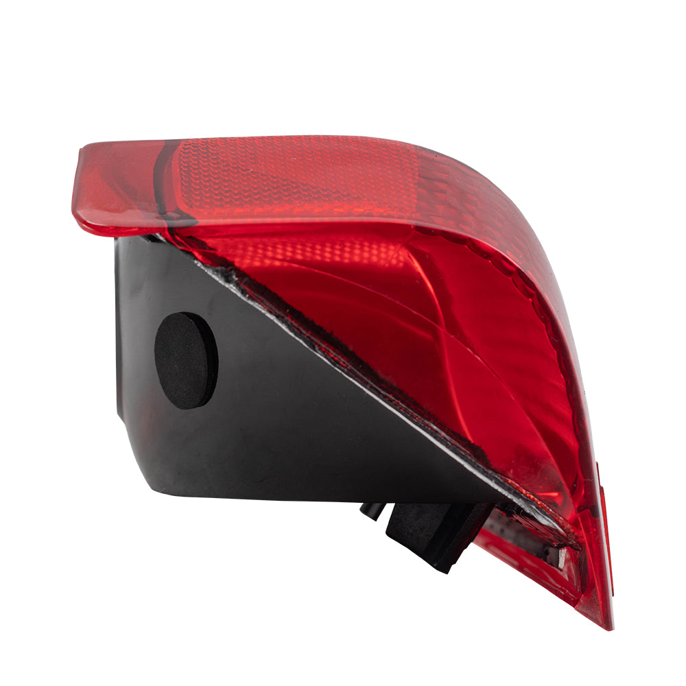 Brock Aftermarket Replacement Driver Left Passenger Right Tail Light Unit Set Compatible With 1990-1996 Ford F-150 Styleside Built From 10/1989