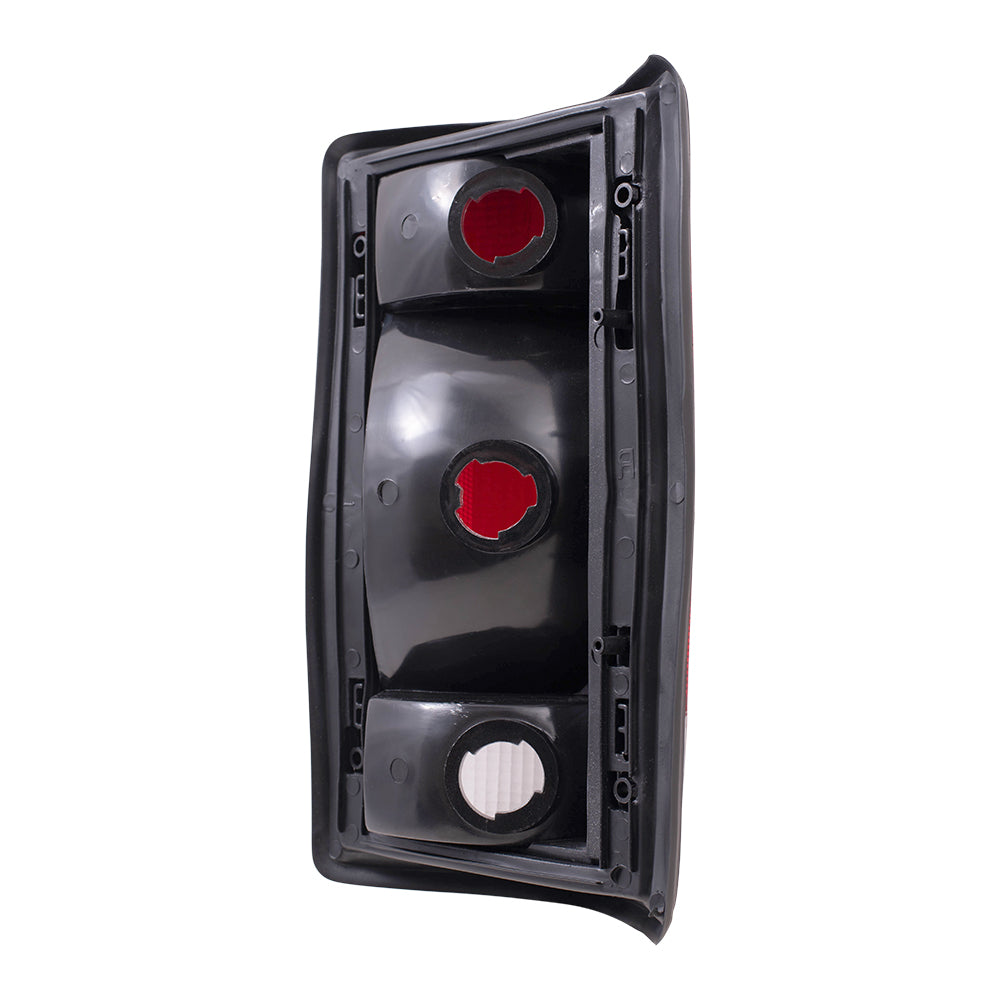 Brock Replacement Drivers Taillight Tail Lamp Compatible with 95-03 Van SUV F5UZ13405A