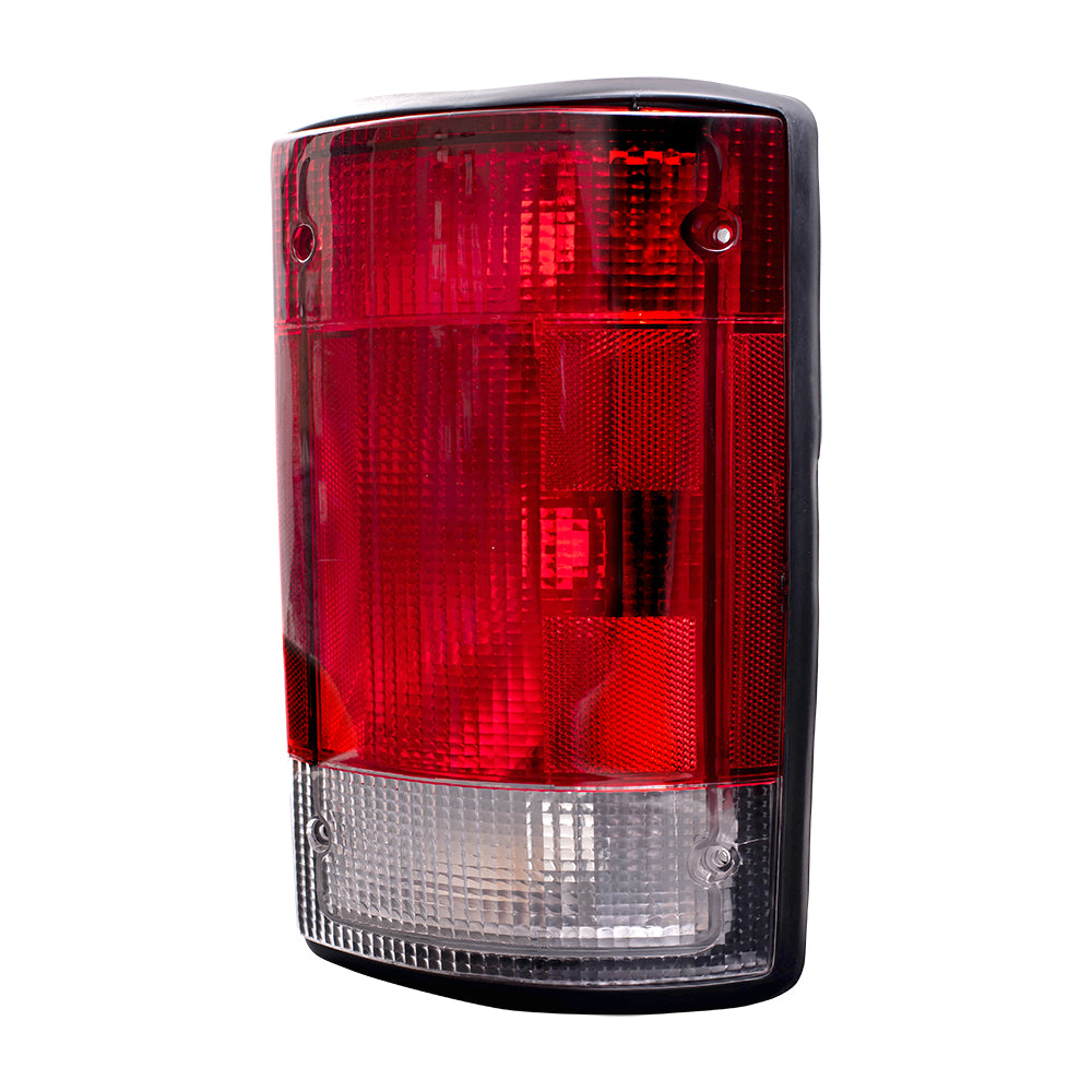 Brock Replacement Passengers Taillight Tail Lamp Compatible with 95-03 Van SUV F5UZ13404A