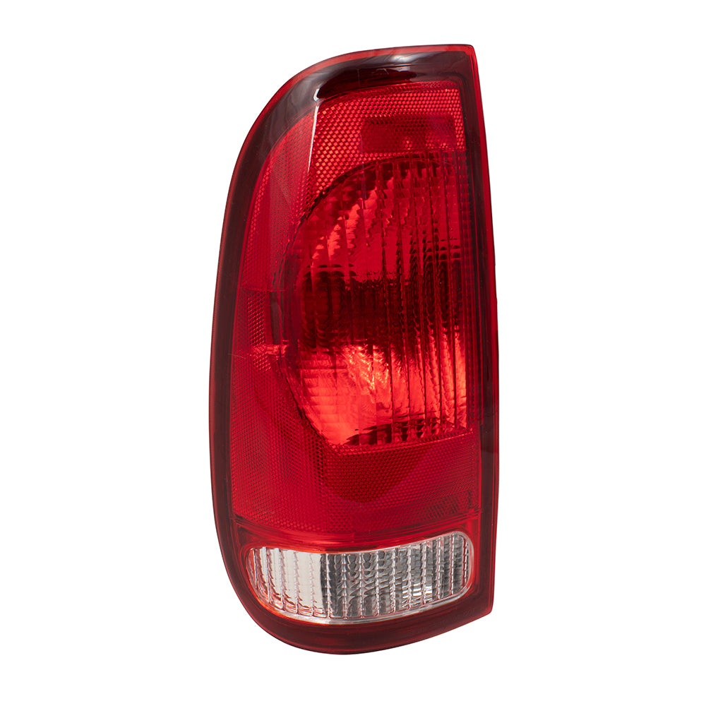 Brock Aftermarket Replacement Driver Left Passenger Right Tail Light Unit Set Compatible With 1997-2004 Ford F-150