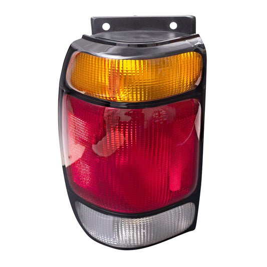 Brock Aftermarket Replacement Driver Left Combination Tail Light Unit Compatible with 1995-1997 Ford Explorer