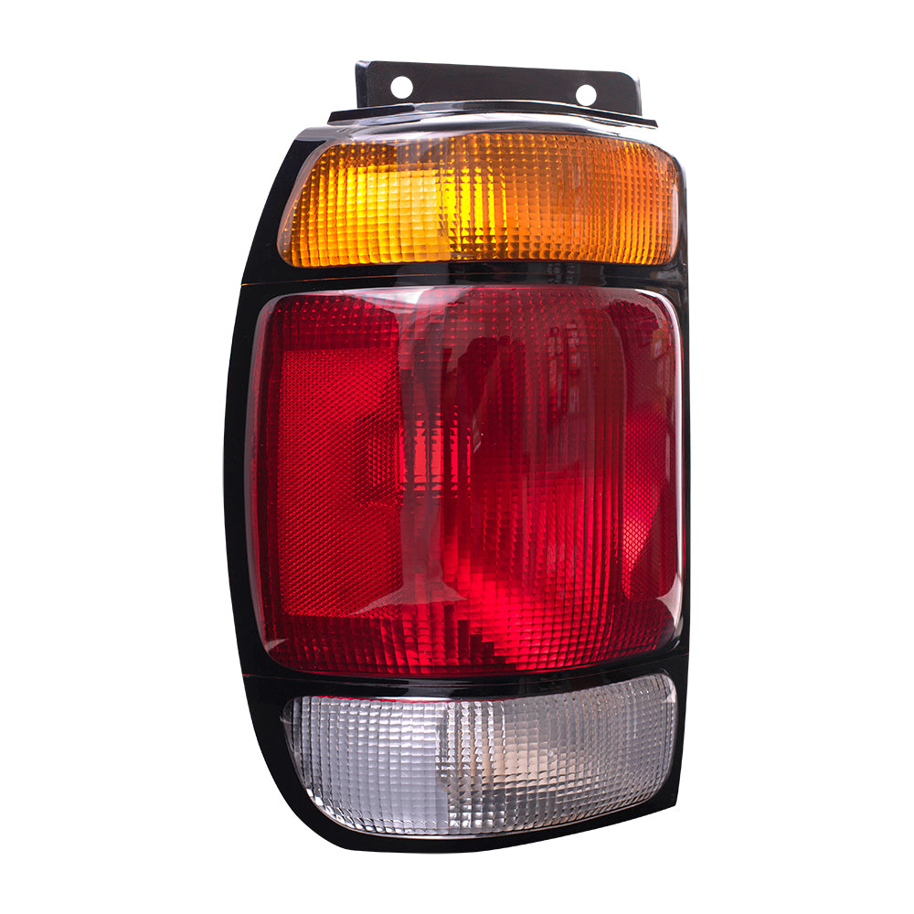 Brock Aftermarket Replacement Driver Left Combination Tail Light Unit Compatible with 1995-1997 Ford Explorer