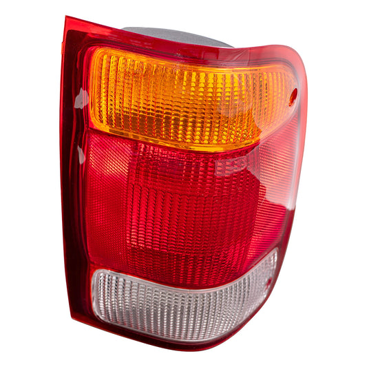 Brock Replacement Passengers Taillight Tail Lamp Compatible with 1998-1999 Ranger Pickup Truck F87Z13404BA