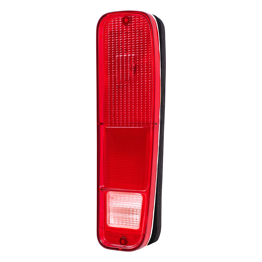 Brock Replacement Driver and Passenger Taillight Tail Lamp Compatible with 1973-1979 F100 F250 F250 Styleside Pickup Truck D4TZ13405A D4TZ13404A