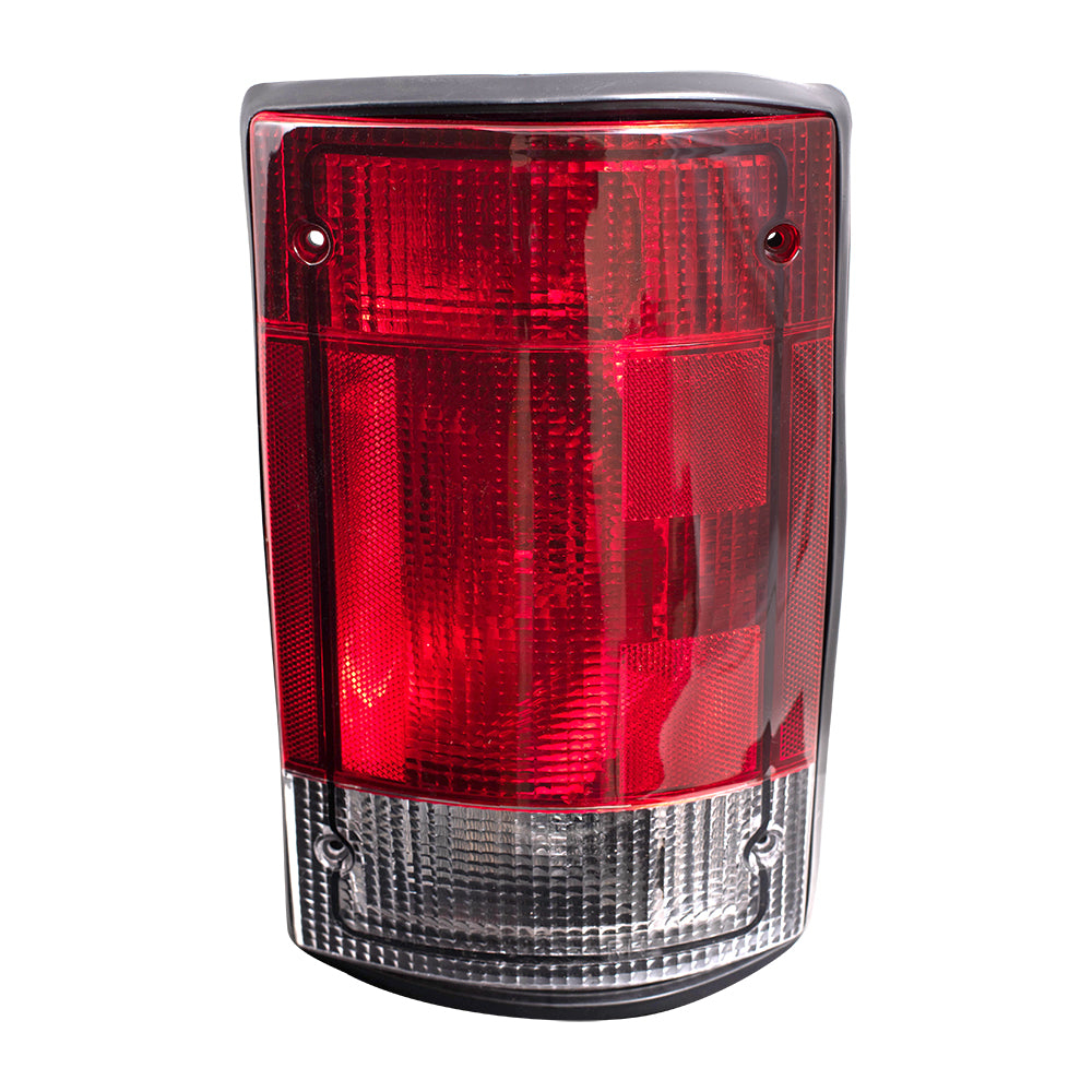 Brock Replacement Passengers Taillight Tail Lamp Compatible with 2004-2014 E-Series Van 2004-2005 Excursion 5C2Z13404AA