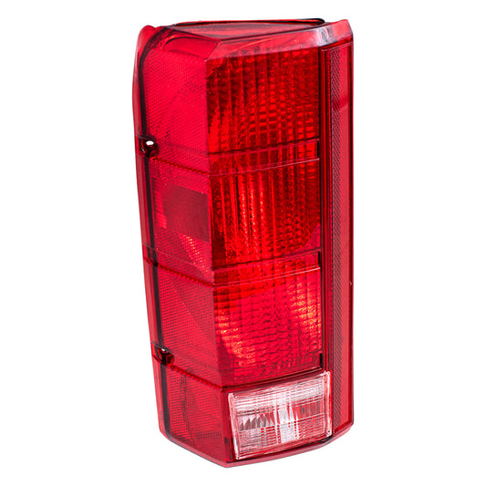 Brock Replacement Drivers Taillight Tail Lamp Compatible with 1980-1986 F150 F250 F250 Styleside Pickup Truck Bronco E4TZ13405B