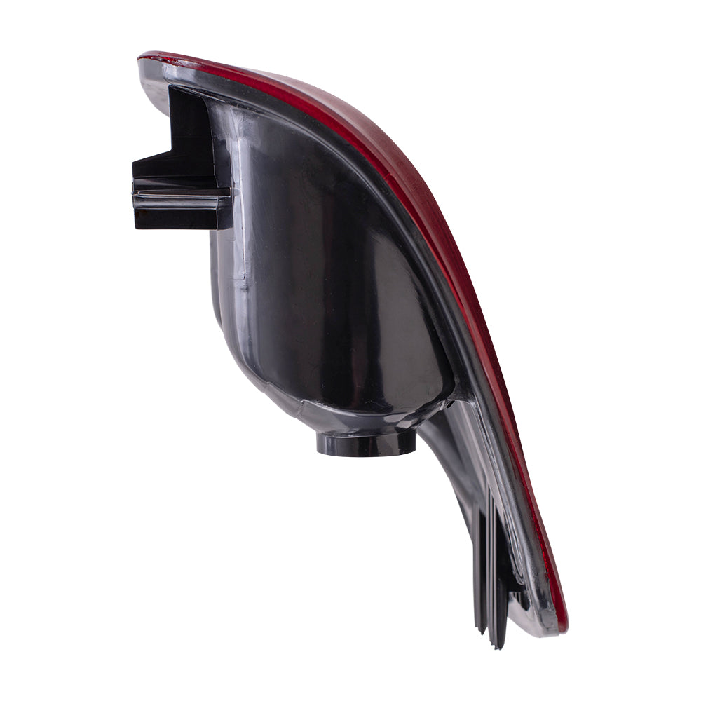 Brock Replacement Drivers Taillight Tail Lamp Lens Compatible with 1997-2000 F150 Flareside Pickup Truck F85Z13405BA