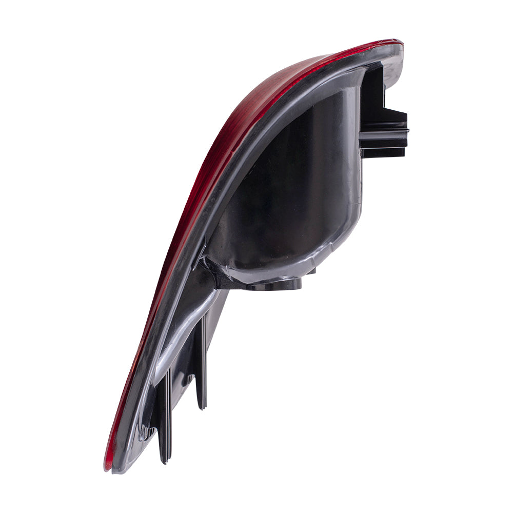 Brock Replacement Drivers Taillight Tail Lamp Lens Compatible with 1997-2000 F150 Flareside Pickup Truck F85Z13405BA