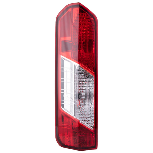 Brock Aftermarket Replacement Driver Left Combination Tail Light Assembly Compatible With 2015-2021 Ford Transit With Single Rear Wheels