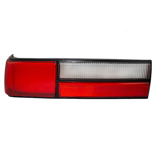 Brock Replacement Drivers Taillight Taillamp Lens Compatible with 1987-1993 Mustang LX Fox Body E7ZZ13451A