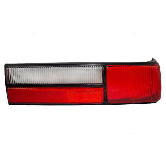 Brock Replacement Passengers Taillight Tail Lamp Lens Compatible with 1987-1993 Mustang Fox Body LX Style E7ZZ13504A