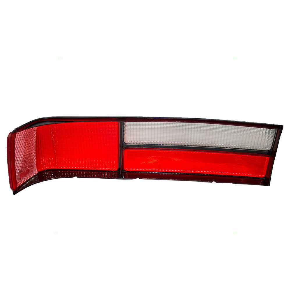 Brock Replacement Passengers Taillight Tail Lamp Lens Compatible with 1987-1993 Mustang Fox Body LX Style E7ZZ13504A