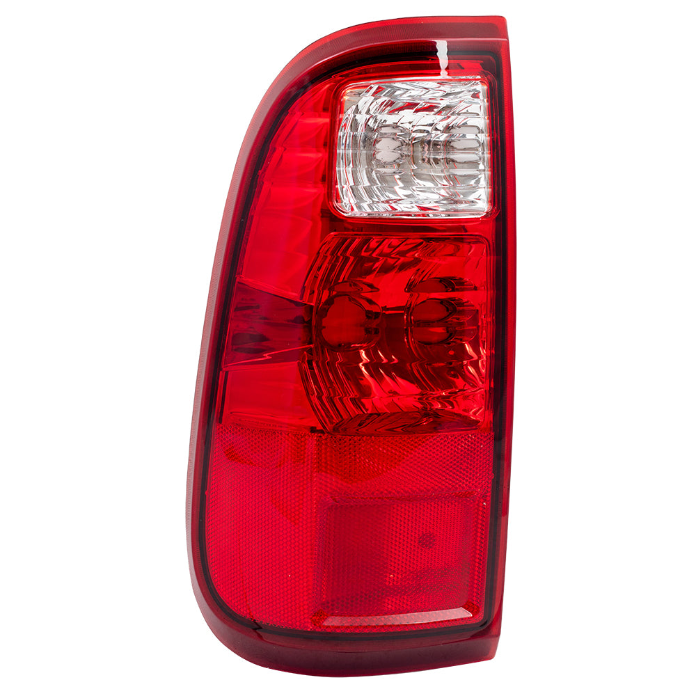 Brock Replacement Drivers Taillight Tail Lamp Compatible with 2008-2016 F250 Super Duty Pickup Truck BC3Z13405A