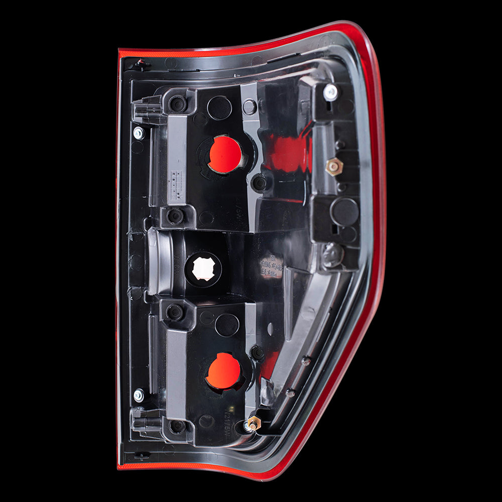 Tail Light for 2009-2014 F-150 Styleside Red Trim Smoked Back Up Light for Set
