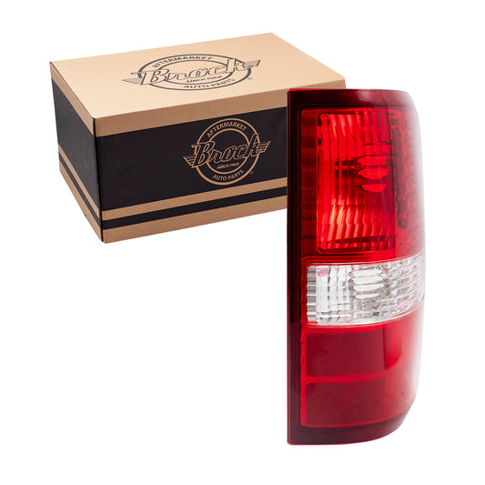 Brock Aftermarket Replacement Passenger Right Tail Light Unit Compatible With 2004-2008 Ford F-150 Styleside