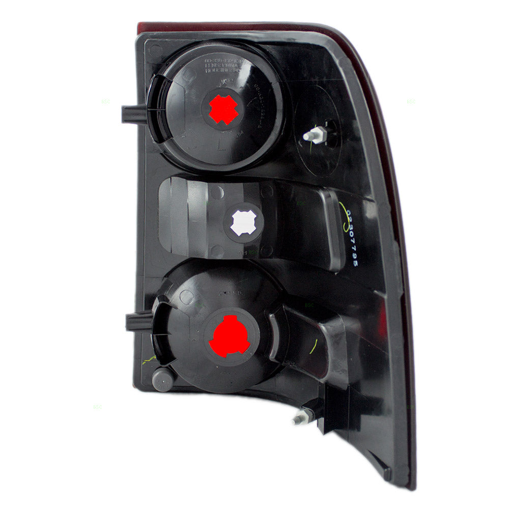 Brock Replacement Drivers Taillight Tail Lamp Compatible with 2006-2010 Explorer 6L2Z13405CA